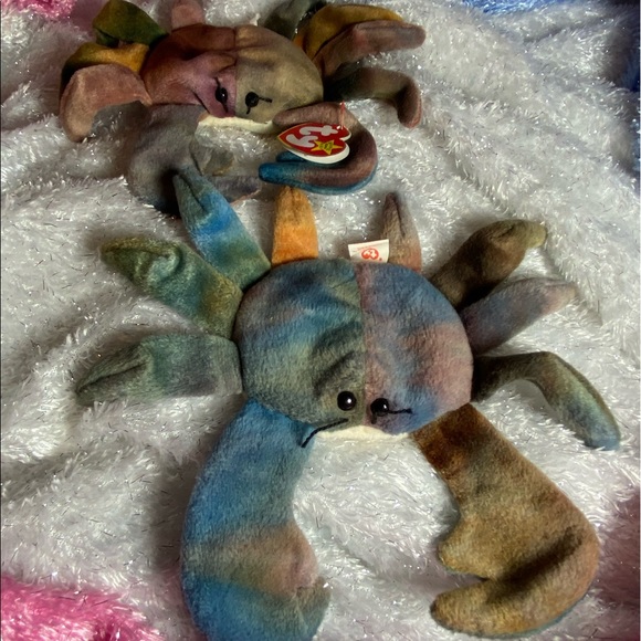 Ty Toys Rare Error Claude Retired Beanie Babies Crab Poshmark
